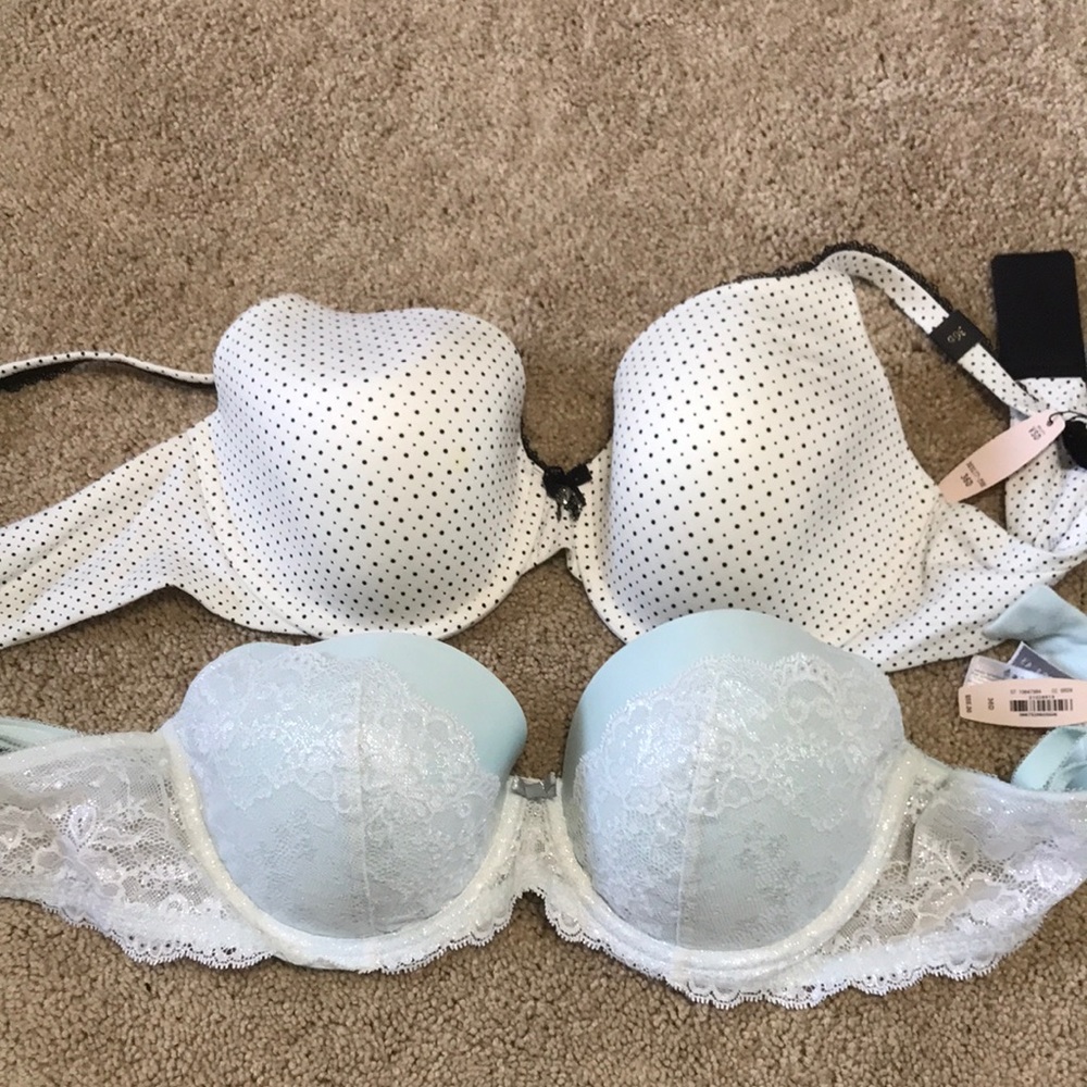 NWT 36D Victoria's Secret Lingerie Bras set of 2